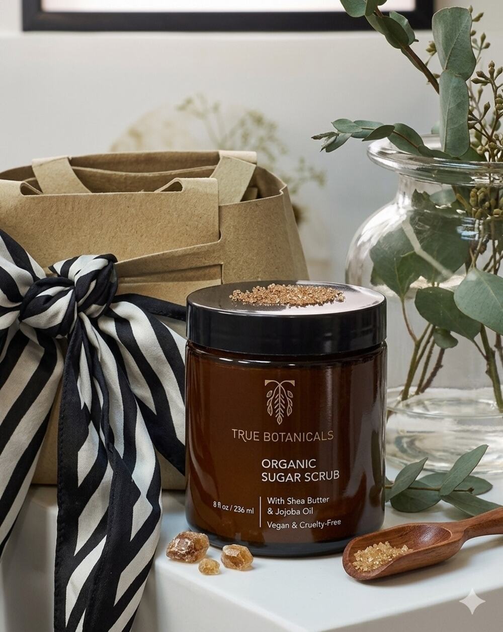 True Botanicals Body Love Pure Radiance Sugar Scrub 113g - NEW no box